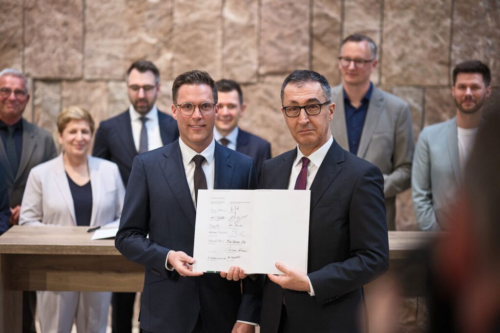 Aus Verantwortung fürs Land. Der grün-schwarze Koalitionsvertrag 2026 bis 2031 für Baden-Württemberg.