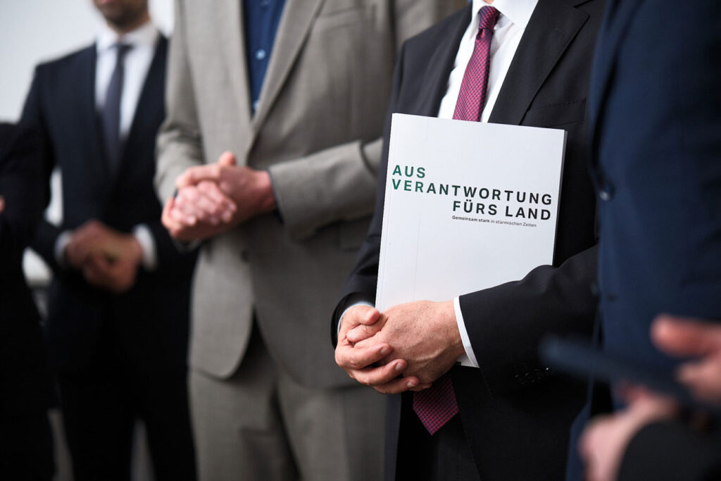 Aus Verantwortung fürs Land. Der grün-schwarze Koalitionsvertrag 2026 bis 2031 für Baden-Württemberg.