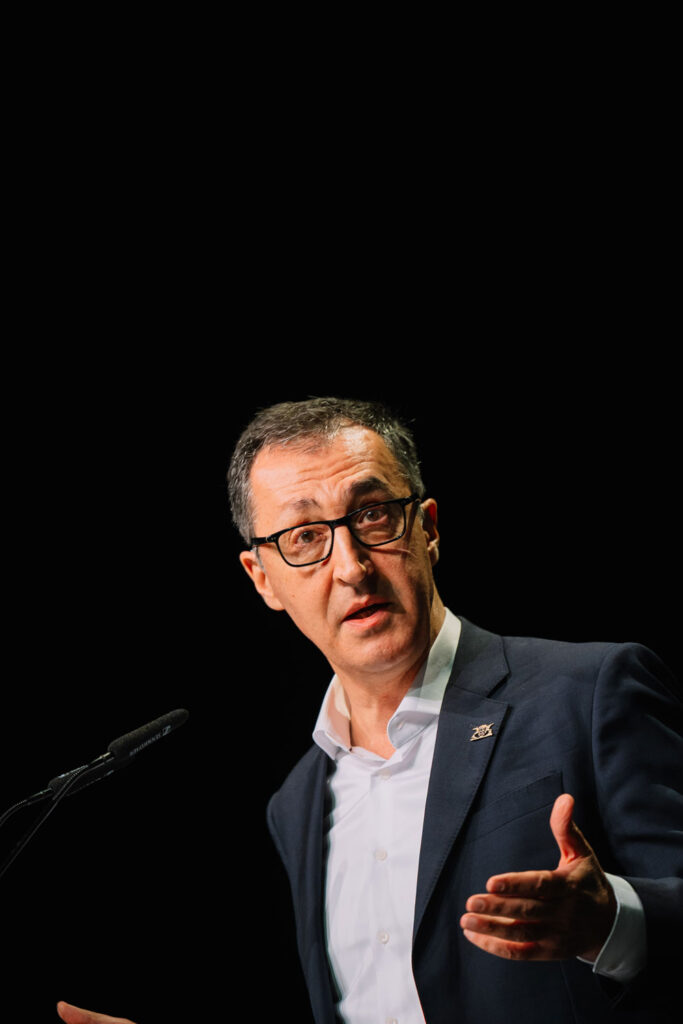 Ministerpräsident Cem Özdemir auf der Landesdelegiertenkonferenz in Offenburg 2026