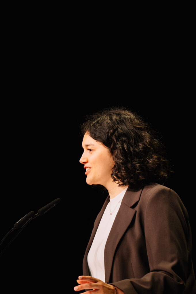 Clara Wellhäußer auf der Landesdelegiertenkonferenz in Offenburg 2026