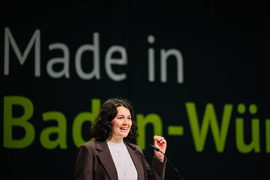 Clara Wellhäußer auf der Landesdelegiertenkonferenz in Offenburg 2026